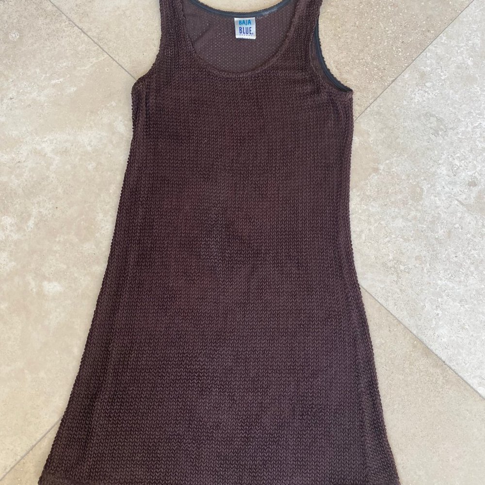 Baja Blue woven cover up
